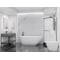 Anzzi Britt 59 in. Acrylic Flatbottom Freestanding Bathtub in White FT-AZ411-59 - alternate 8